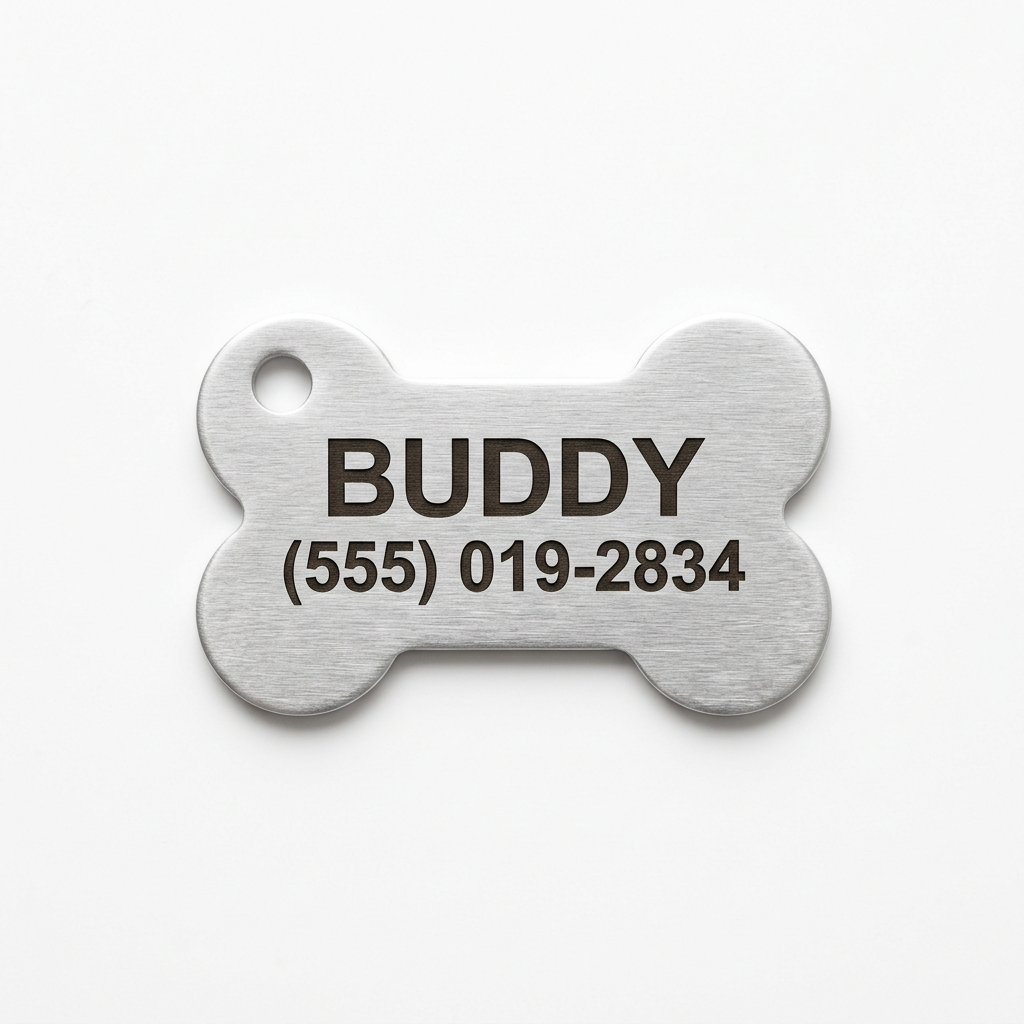 Personalised pet ID tag